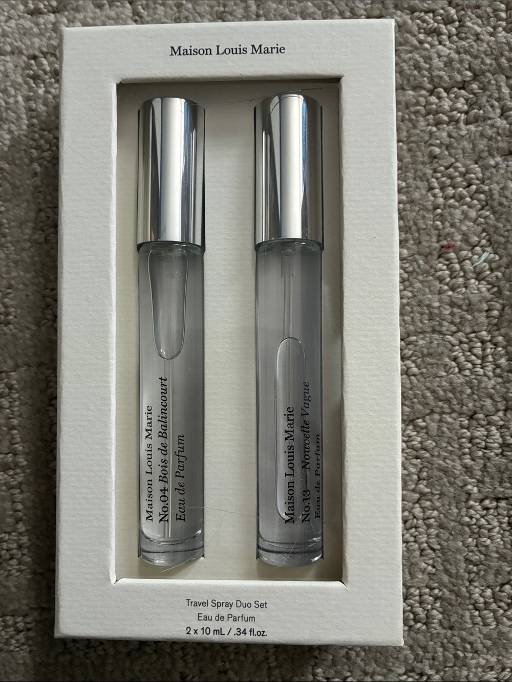 Maison Louis Marie Travel Spray Duo Set 10ml
No 4 and no 13